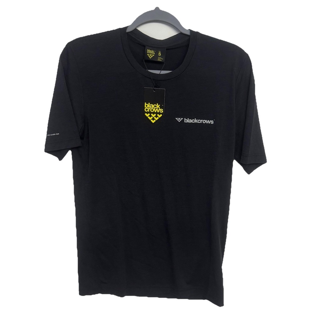 Black Crows Merino Wool Blend Short Sleeve Base Layer T-shirt Small